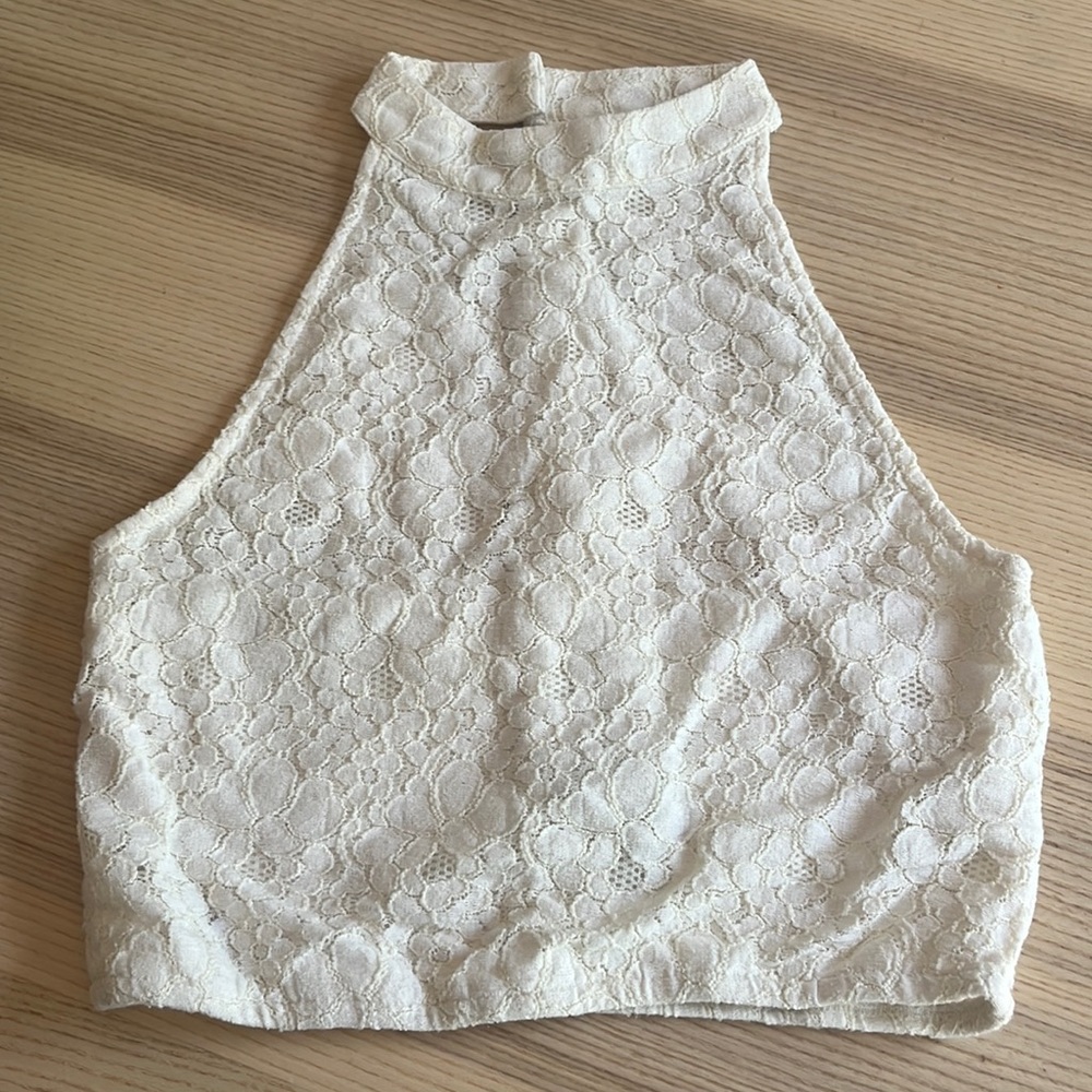 Forever 21 lace crop top